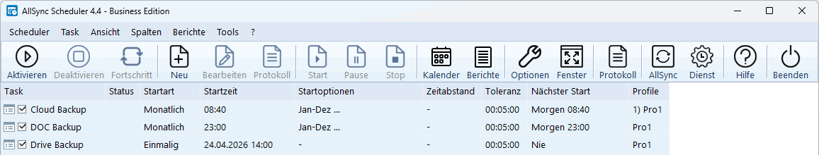 AllSync Scheduler